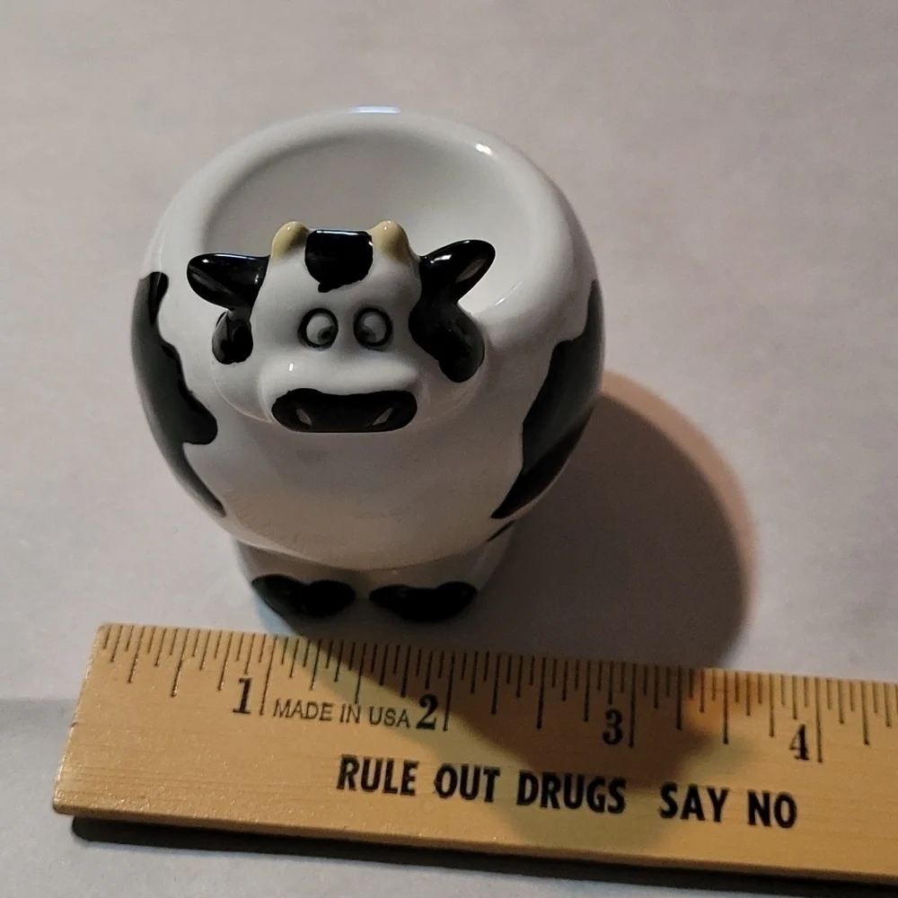 Bella Casa Cow Egg Cup NWT